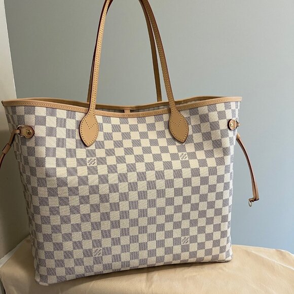 LOUIS VUITTON Neverfull GM Damier Azur (EUC) - Picture 1 of 10